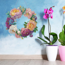 Load image into Gallery viewer, Special Shaped Crystal Painting Wreath Kit Acrylic Diamond Art Painting Garland
