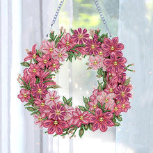 Load image into Gallery viewer, Special Shaped Crystal Painting Wreath Kit Acrylic Diamond Art Painting Garland