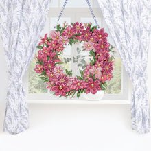 Load image into Gallery viewer, Special Shaped Crystal Painting Wreath Kit Acrylic Diamond Art Painting Garland