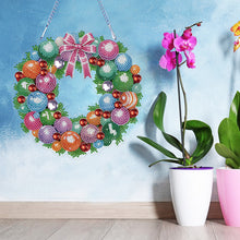 Load image into Gallery viewer, Special Shaped Crystal Painting Wreath Kit Acrylic Diamond Art Painting Garland
