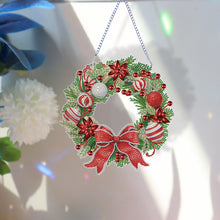 Load image into Gallery viewer, Special Shaped Crystal Painting Wreath Kit Acrylic Diamond Art Painting Garland