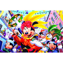 Load image into Gallery viewer, 2pcs Diamond Painting Set - Mickey and Minnie smile happily (60*40CM)