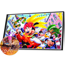 Load image into Gallery viewer, 2pcs Diamond Painting Set - Mickey and Minnie smile happily (60*40CM)