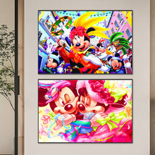Load image into Gallery viewer, 2pcs Diamond Painting Set - Mickey and Minnie smile happily (60*40CM)