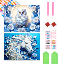 Load image into Gallery viewer, 2pcs Diamond Painting Set - Paper art (40*30CM)