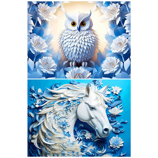 2pcs Diamond Painting Set - Paper art (40*30CM)