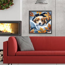 Load image into Gallery viewer, Diamond Painting - Full Round - snow puppy (30*30CM)