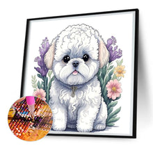 Load image into Gallery viewer, Diamond Painting - Full Round - Pomeranian puppy (30*30CM)