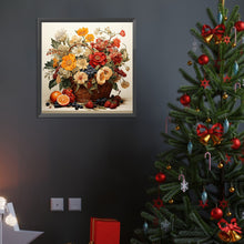Load image into Gallery viewer, Diamond Painting - Full Round - Basket full of flowers and fruits (40*40CM)
