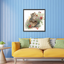 Load image into Gallery viewer, Diamond Painting - Partial Special Shaped - kitten (30*30CM)