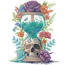 Load image into Gallery viewer, Diamond Painting - Partial Special Shaped - Abstract hourglass (30*30CM)