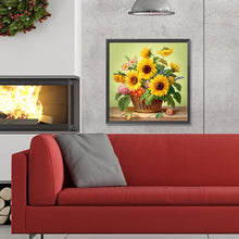 Load image into Gallery viewer, Diamond Painting - Full Round - sunflower bouquet (30*30CM)