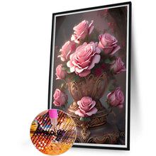 Load image into Gallery viewer, Diamond Painting - Full Round - Pink Rose (40*60CM)