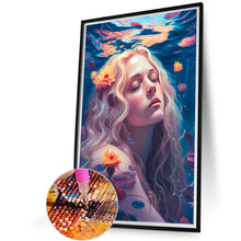Load image into Gallery viewer, Diamond Painting - Full Round - underwater girl (40*60CM)