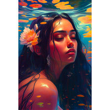 Load image into Gallery viewer, Diamond Painting - Full Round - underwater girl (40*60CM)