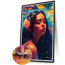 Load image into Gallery viewer, Diamond Painting - Full Round - underwater girl (40*60CM)