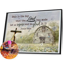 Load image into Gallery viewer, Diamond Painting - Full Round - Vintage wood board pictorial calligraphy and painting (50*40CM)