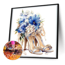 Load image into Gallery viewer, Diamond Painting - Full Round - flower high heels (30*30CM)