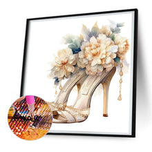 Load image into Gallery viewer, Diamond Painting - Full Round - flower high heels (30*30CM)