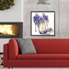 Load image into Gallery viewer, Diamond Painting - Full Round - flower high heels (30*30CM)