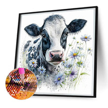 Load image into Gallery viewer, Diamond Painting - Full Round - dairy cow (30*30CM)