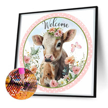 Load image into Gallery viewer, Diamond Painting - Full Round - dairy cow (30*30CM)
