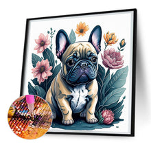Load image into Gallery viewer, Diamond Painting - Full Round - Flower Shar-Pei (30*30CM)