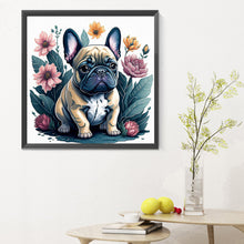 Load image into Gallery viewer, Diamond Painting - Full Round - Flower Shar-Pei (30*30CM)
