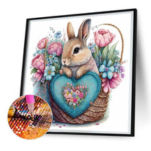 Load image into Gallery viewer, Diamond Painting - Full Round - Flower Rabbit (30*30CM)