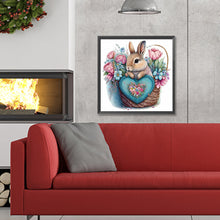 Load image into Gallery viewer, Diamond Painting - Full Round - Flower Rabbit (30*30CM)