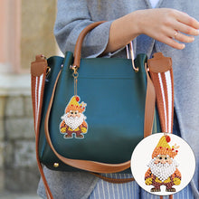 Load image into Gallery viewer, 8PCS Double Sided Special Shape Diamond Painting Art Keychain Pendant Cute Dwarf