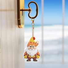 Load image into Gallery viewer, 8PCS Double Sided Special Shape Diamond Painting Art Keychain Pendant Cute Dwarf