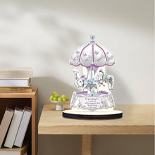 Load image into Gallery viewer, Wooden Crystal Painting Desktop Kit Eggbreaker Cat Carousel Eggbreaker Butterfly