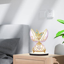 Load image into Gallery viewer, Wooden Crystal Painting Desktop Kit Eggbreaker Cat Carousel Eggbreaker Butterfly