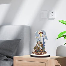 Load image into Gallery viewer, Wooden Christmas Desktop Diamond Painting Ornament for Home Office Desktop Decor