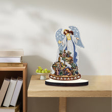 Load image into Gallery viewer, Wooden Christmas Desktop Diamond Painting Ornament for Home Office Desktop Decor