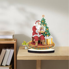 Load image into Gallery viewer, Wooden Christmas Desktop Diamond Painting Ornament for Home Office Desktop Decor