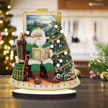 Load image into Gallery viewer, Wooden Christmas Desktop Diamond Painting Ornament for Home Office Desktop Decor