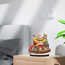 Load image into Gallery viewer, Wooden Christmas Desktop Diamond Painting Ornament for Home Office Desktop Decor