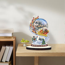 Load image into Gallery viewer, Wooden Christmas Desktop Diamond Painting Ornament for Home Office Desktop Decor