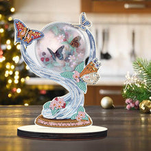 Load image into Gallery viewer, Wooden Christmas Desktop Diamond Painting Ornament for Home Office Desktop Decor