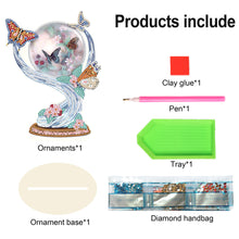 Load image into Gallery viewer, Wooden Christmas Desktop Diamond Painting Ornament for Home Office Desktop Decor