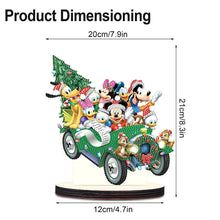Load image into Gallery viewer, Wooden Christmas Desktop Diamond Painting Ornament for Home Office Desktop Decor
