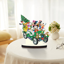 Load image into Gallery viewer, Wooden Christmas Desktop Diamond Painting Ornament for Home Office Desktop Decor