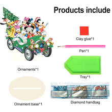 Load image into Gallery viewer, Wooden Christmas Desktop Diamond Painting Ornament for Home Office Desktop Decor