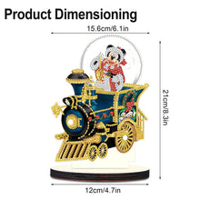 Load image into Gallery viewer, Wooden Christmas Desktop Diamond Painting Ornament for Home Office Desktop Decor