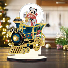 Load image into Gallery viewer, Wooden Christmas Desktop Diamond Painting Ornament for Home Office Desktop Decor