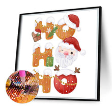 Load image into Gallery viewer, Diamond Painting - Partial Special Shaped - hohoho santa claus (30*30CM)