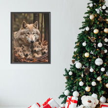 Load image into Gallery viewer, Diamond Painting - Full Round - Parent-child wolf (30*40CM)