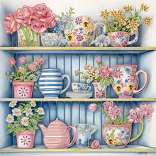 Load image into Gallery viewer, Diamond Painting - Partial Special Shaped - garden wall (50*50CM)